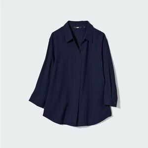 Uniqlo Skipper Blouse in Navy